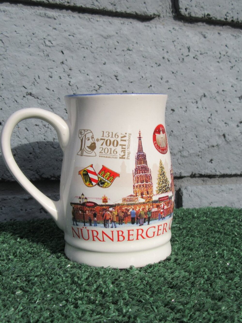 Mohaba Nürnberger Christkindlesmark Coffee Mug 2016 Christmas Market Souvenir
